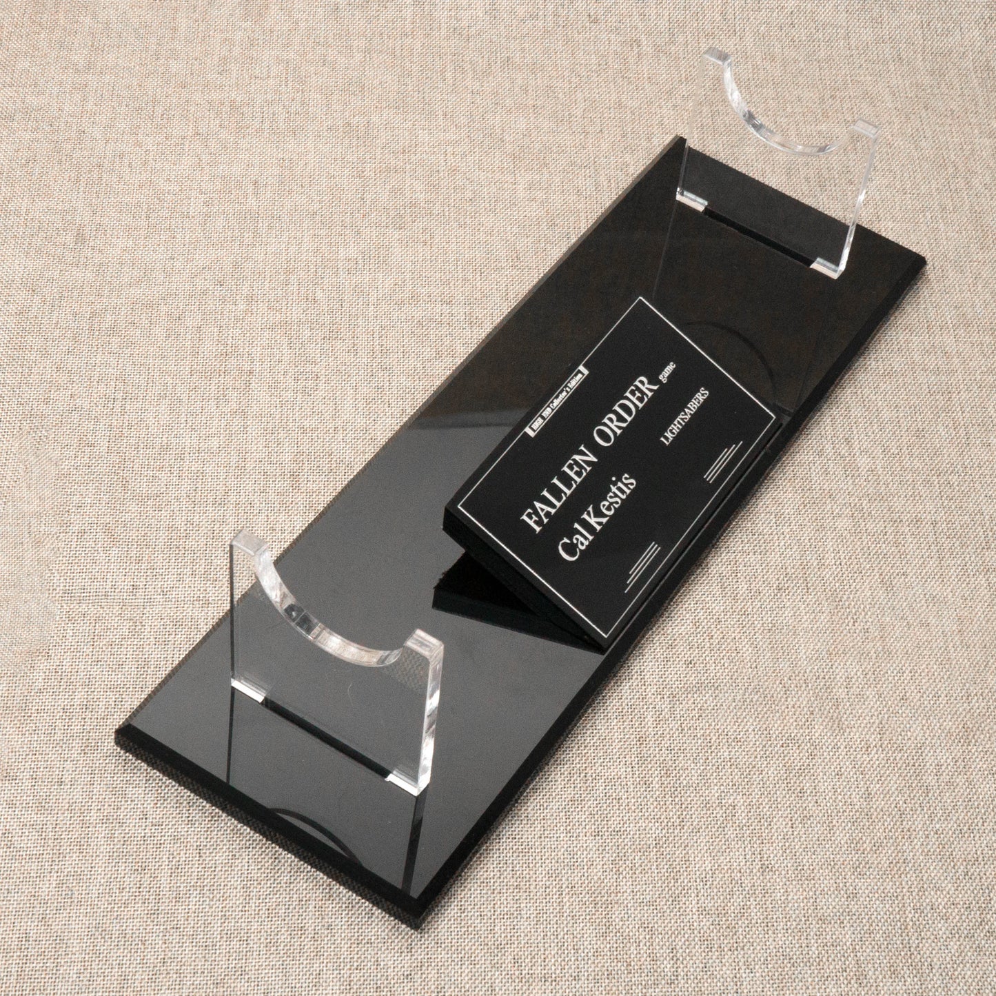 FALLEN ORDER Lightsabers collection display stand saber nameplate acrylic material 89sabers ELFsaber LGTsaber Can be used