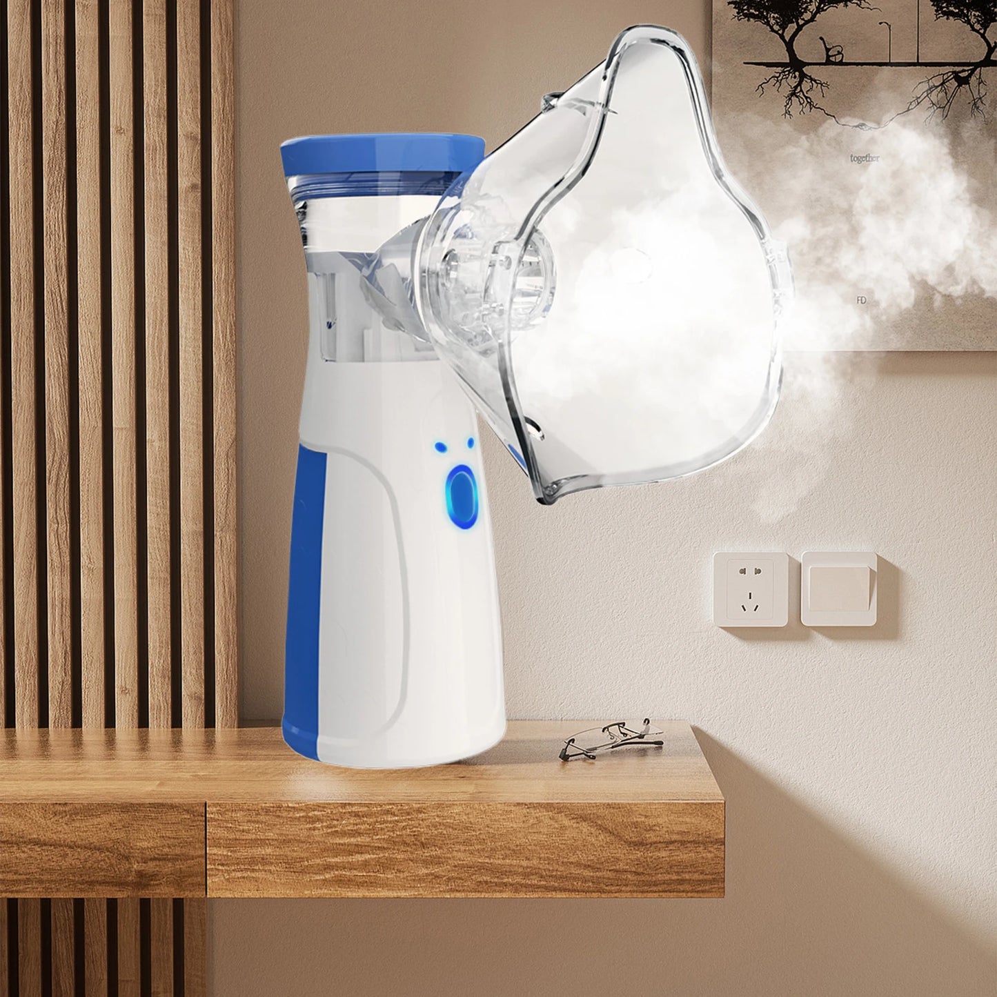 Revitalize Facial Steamer and Humidifier | 2-in-1 Nano Ion Mist for Skin Moisturizing and Air Moisturizing, with Water Tank