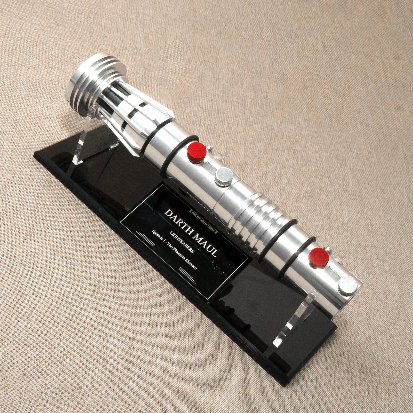 DARTH MAUL Lightsabers collection display stand saber nameplate acrylic material 89sabers ELFsaber LGTsaber Can be used
