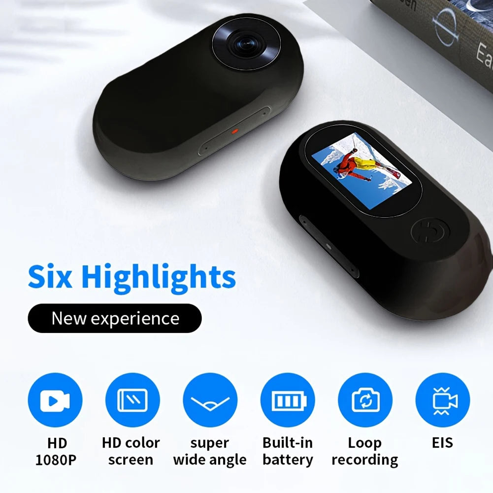 HD 1080P Wireless Collar Camera Video Records Dog Cat Pet Camera Collar Mini Body Cam with 32G Card for Cats Dogs Birthday Gift