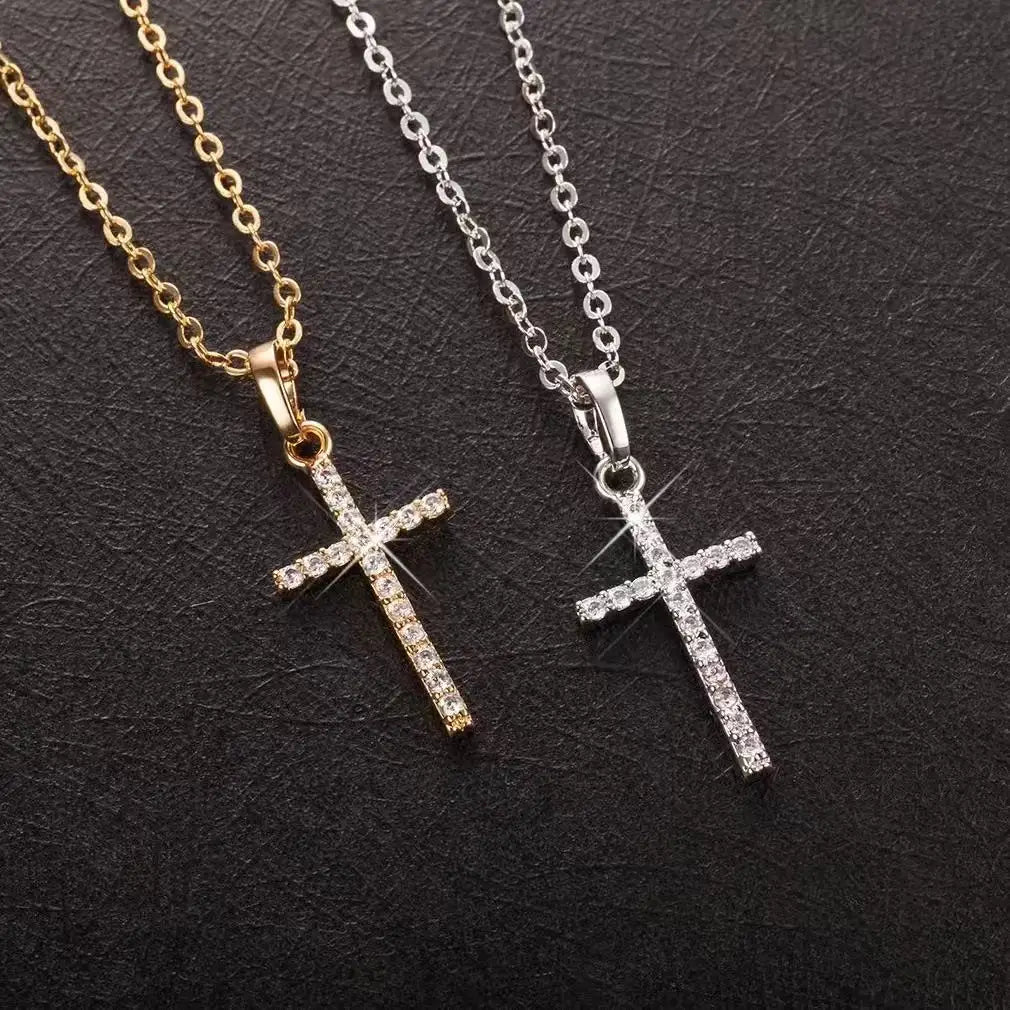 2PCS New Men's and Women's alloy Necklace Fashion Trend, Suitable For Men's And Women's Party Holiday Gifts