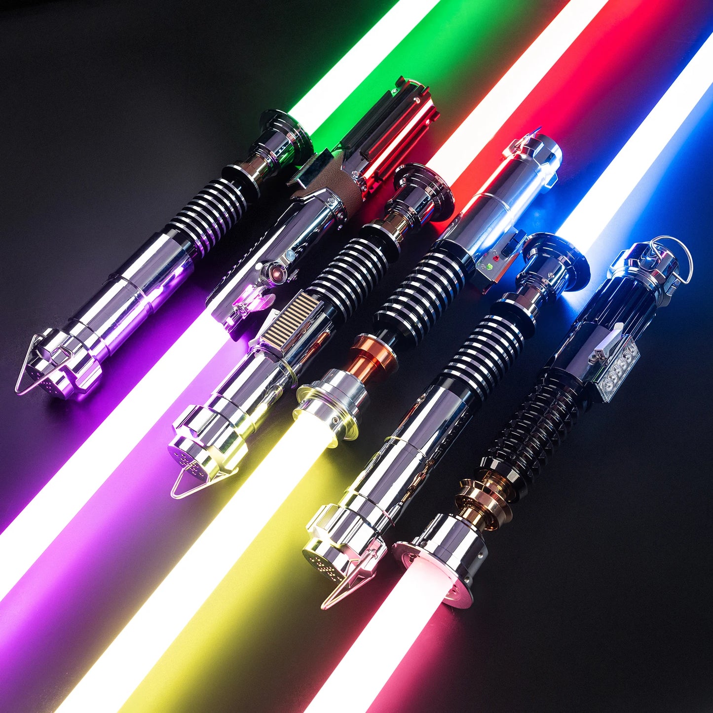 DamienSaber Luke Skywalker Lightsaber Bluetooth Heavy Dueling Light Saber Infinite Color Changing Metal Hilt 34 Sound Fonts