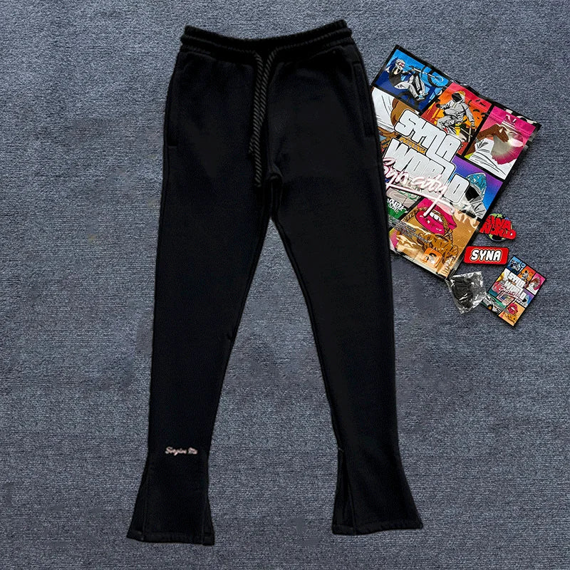 Sy UK Fashion Street Tracksuit y2k Harajuku Men's / Women's Casual Loose Hoodies Pants Hip Hop Sportswear Tops Sports Trousers