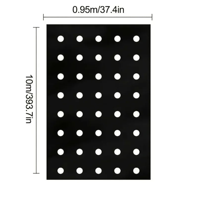 Grow Your Vegetables with Our High-Quality Black Plastic MulchFilm - Perfect for Greenhouses and Plant Protection!