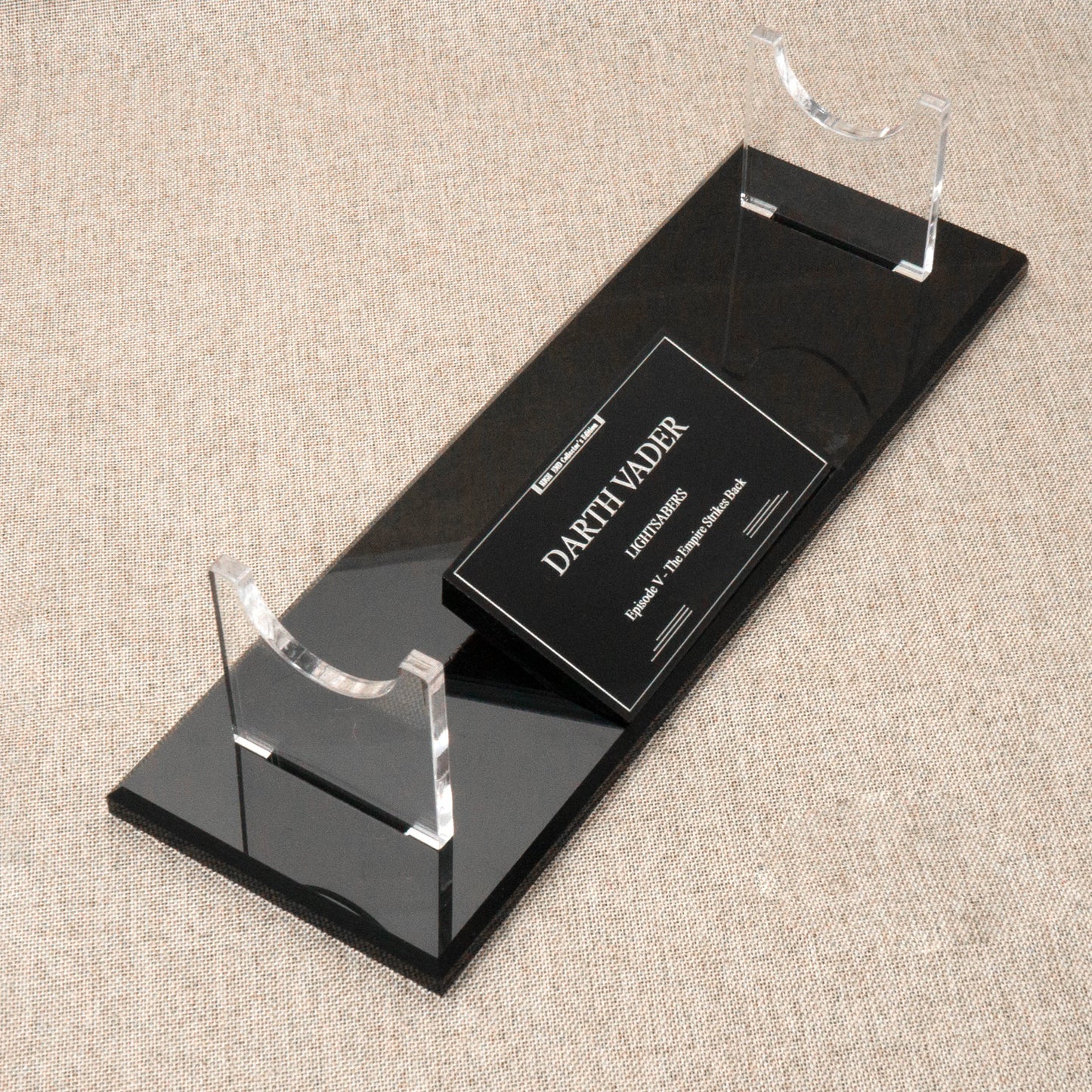 Vader EP5 Lightsabers collection display stand saber nameplate acrylic material 89sabers ELFsaber TXQsaber LGTsaber Can be used