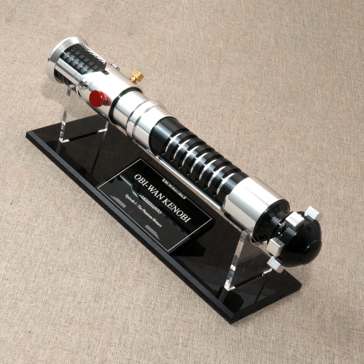 Obiwan EP1 Lightsabers collection display stand saber nameplate acrylic material 89sabers ELFsaber TXQsaber LGTsaber Can be used