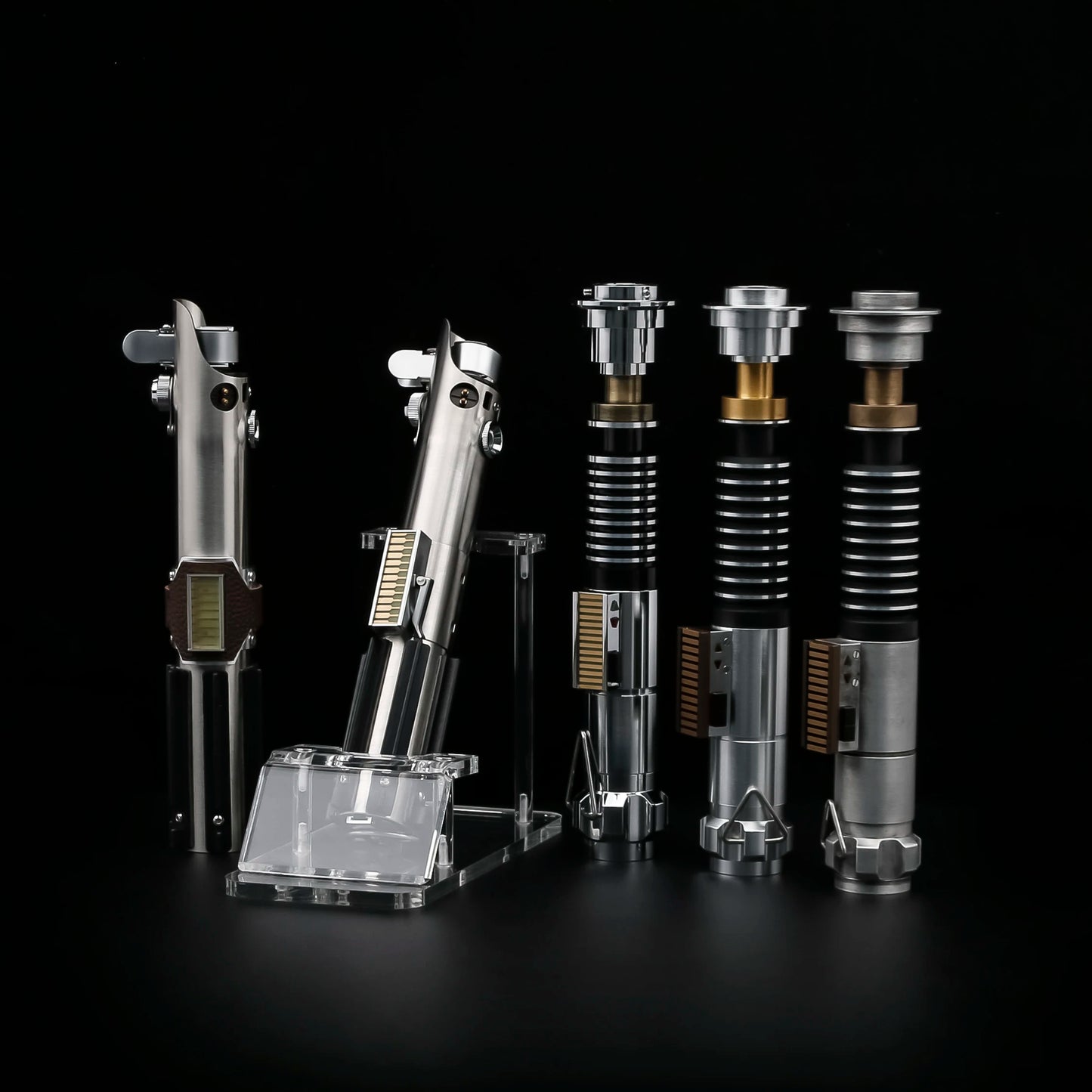 TXQSABER Luke Skywalker Smooth Swing Lightsaber Metal Hilt Gesture Ignition Bluetooth Force Laser Sword Dueling Toys - Only Hilt