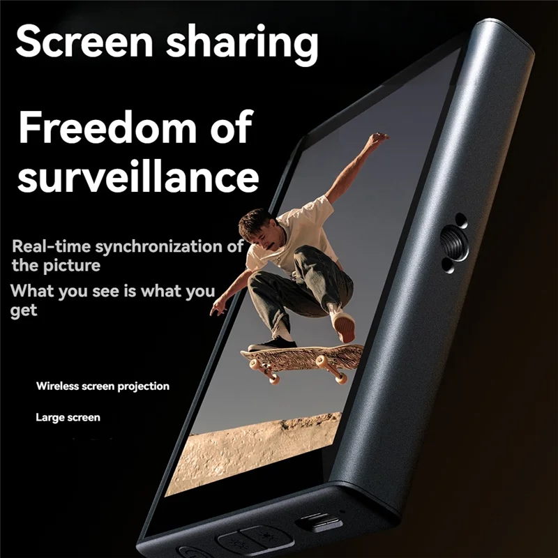 -A96Z Wireless Video Monitor Kit For Vlogging With Remote For Iphone & Android Phones