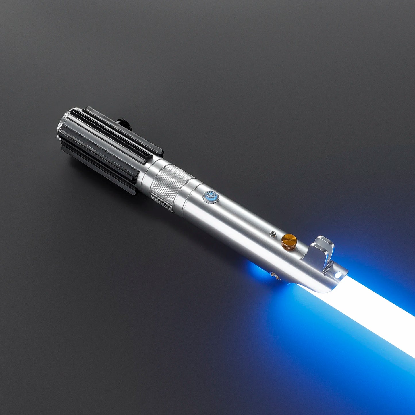 DamienSaber Anakin Lightsaber Force Heavy Dueling Light Saber Motion Control Infinite Color Changing with 34 Sound Fonts