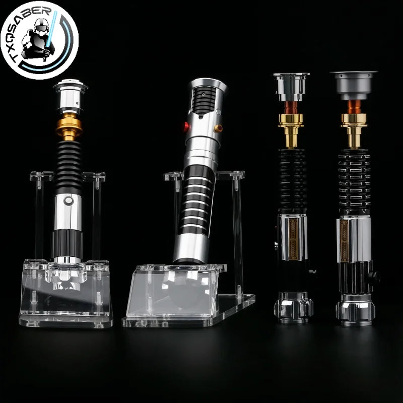 TXQSABER Metal Kenobi hilt Cosplay Toys Jedi Lightsaber Colloection Colors Changing Blaster Bluetooth Gesture Ignition-Only hilt