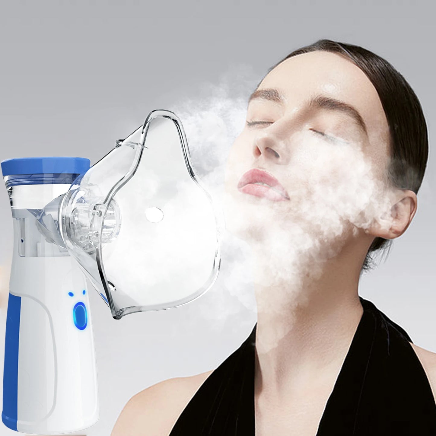 Revitalize Facial Steamer and Humidifier | 2-in-1 Nano Ion Mist for Skin Moisturizing and Air Moisturizing, with Water Tank