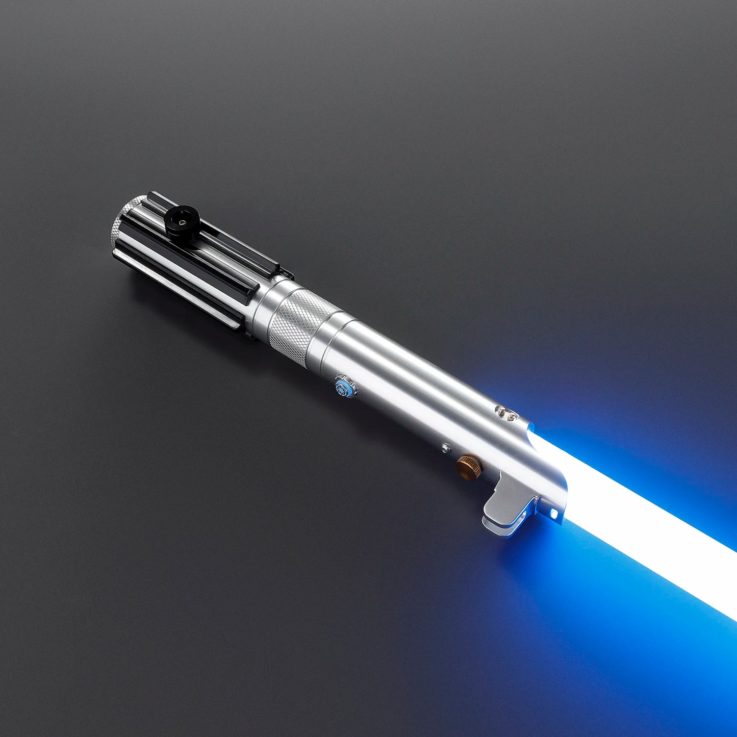 DamienSaber Anakin Lightsaber Force Heavy Dueling Light Saber Motion Control Infinite Color Changing with 34 Sound Fonts