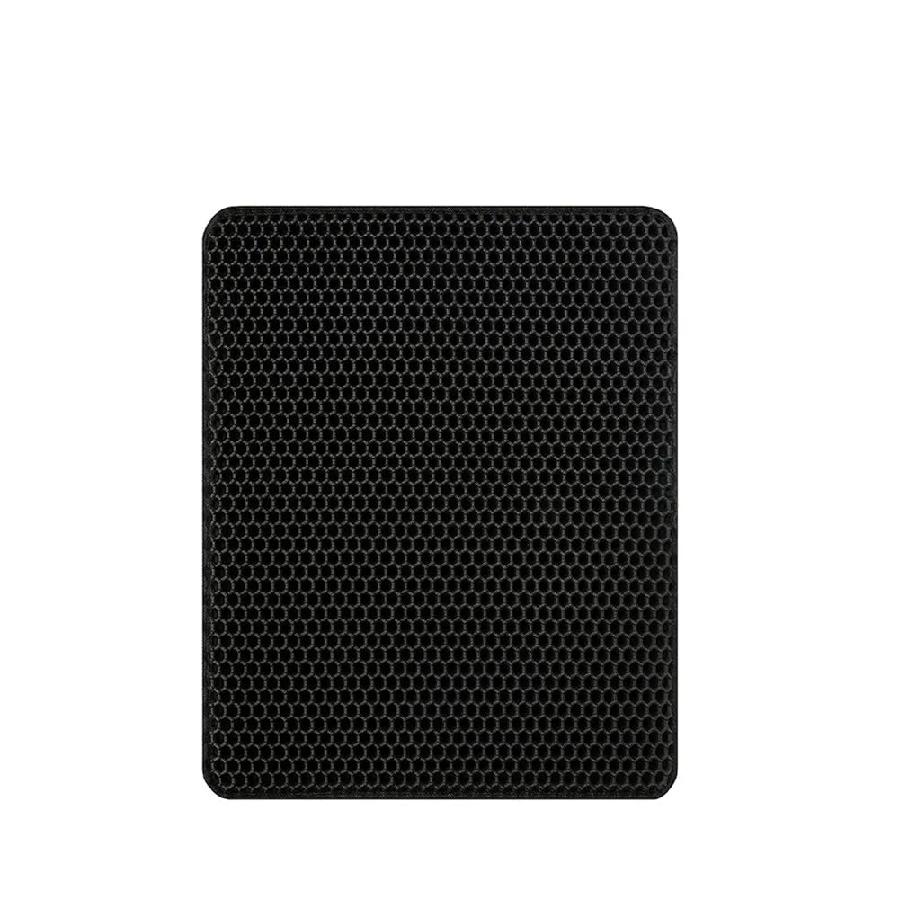 Cat Litter Mat Double Layer Waterproof Urine Proof Trapping Mat Easy to Clean Non-Slip Toilet Pad Cat Scratch Pad Large Foot Pad