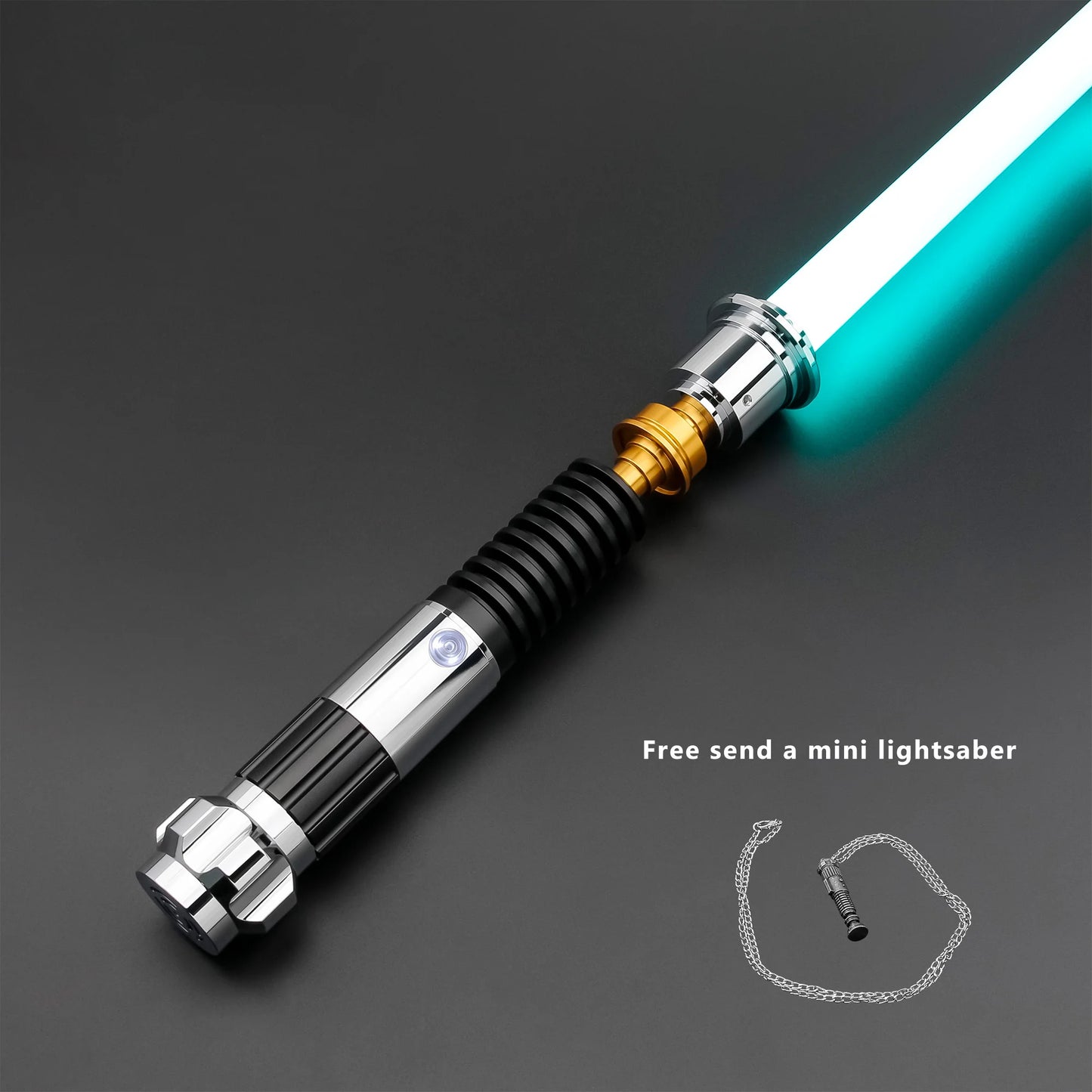 TXQSABER Lightsaber Obi-Wan EP3 SDRGB Pixel Laser Sword Smooth Swing Blaster FOC Metal Hilt Heavy Dueling Jedi Light Sword Toys