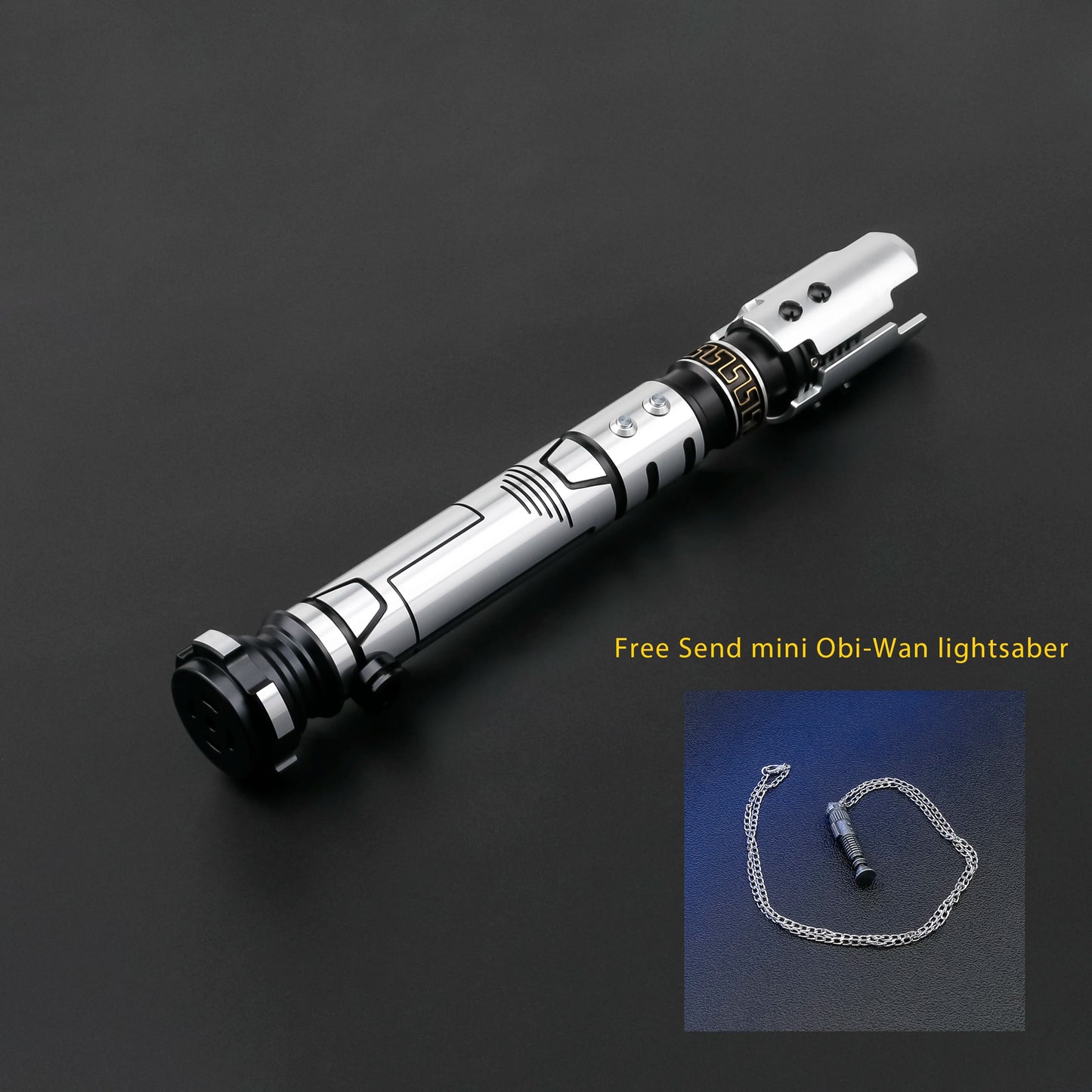 TXQSABER Lightsaber Designed Series Jedi Heavy Dueling Empty Metal Hilt Light Saber Parts Lasersword for Adult Cosplay Toys