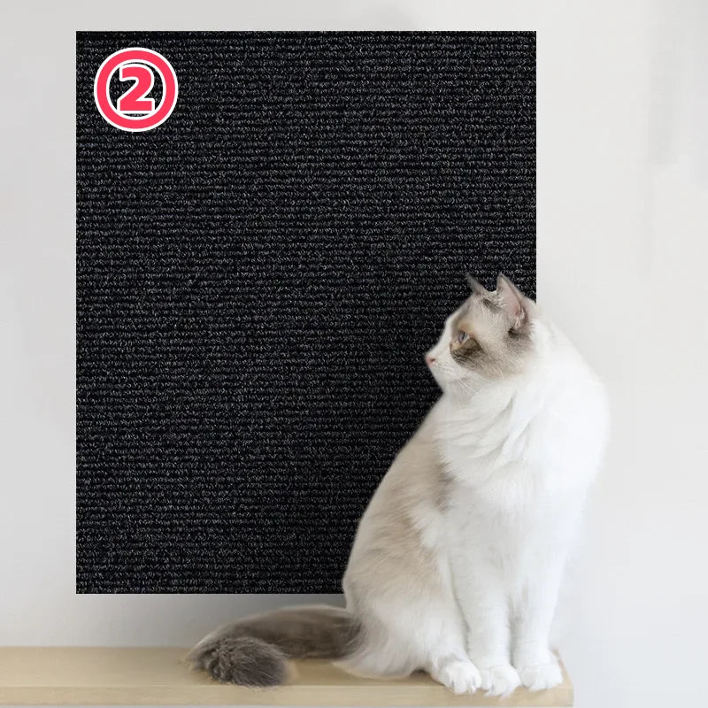 Anti Cat Scratch Sofa Cat Crawling Mat Sofa Protection Grinding Climbing Frame Self-adhesive Carpet Cats Scratch Board Cat Toys