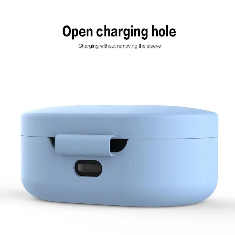 Silicone Protective Case for Redmi Airdots Earphone Bluetooth Wireless Headset Case for Xiaomi Redmi Airdots TWS Headphone Case