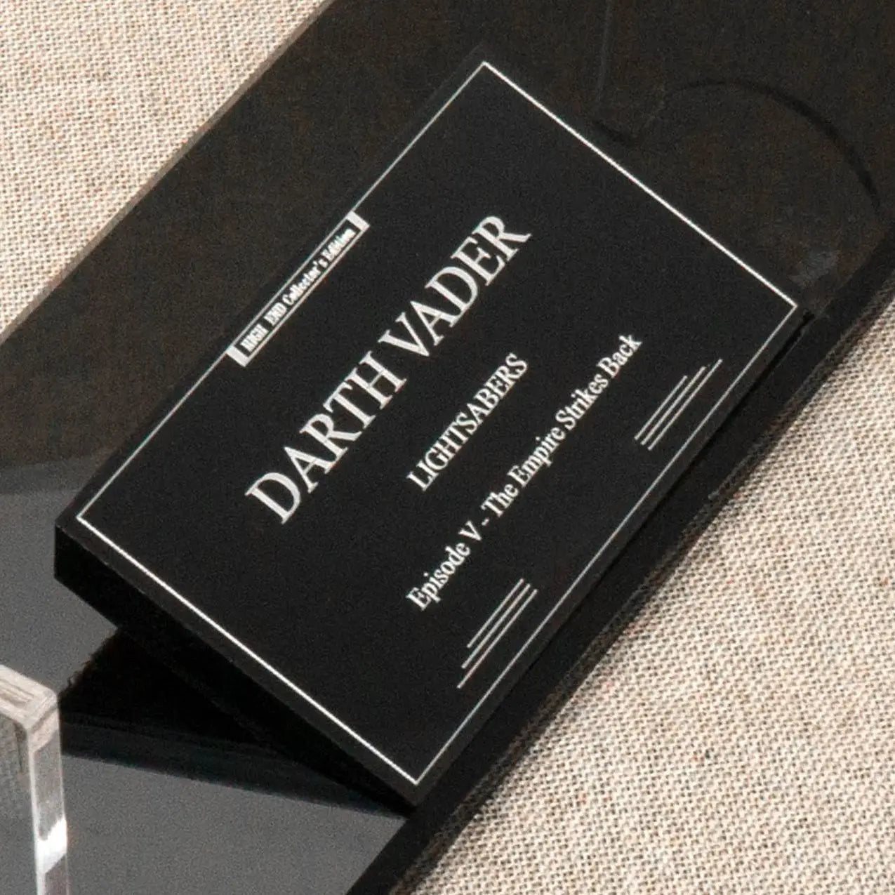 Vader EP5 Lightsabers collection display stand saber nameplate acrylic material 89sabers ELFsaber TXQsaber LGTsaber Can be used