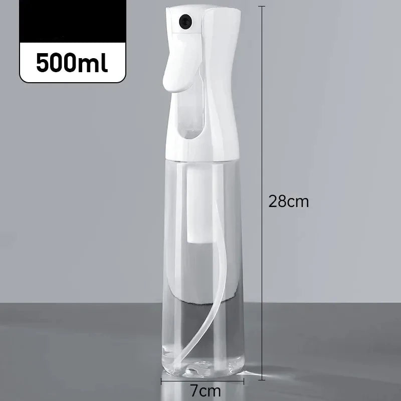 500/300/200ml Hair Spray Bottle Refillable Bottles Continuous Mist Watering Can Automatic Salon Barber Water Sprayer Hair Tools