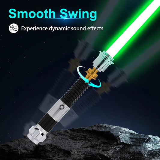 TXQSABER Obiwan Kenobi Lightsaber Neo Pixel SNV4 Proffie Smooth Swing App Control Metal Hilt Laser Saber Replica Cosplay Toys