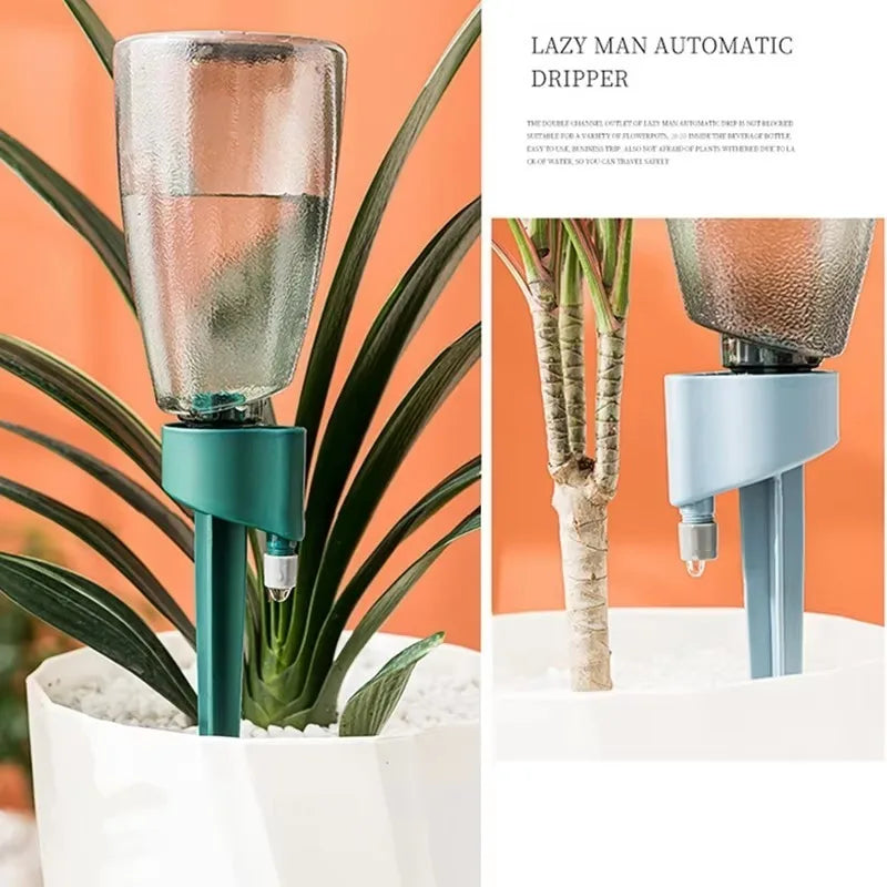 Adjustable Plant Self Watering Spikes Automatic Drip Irrigation System for Indoor Outdoor Gardening Fits Bottles Garden Tool