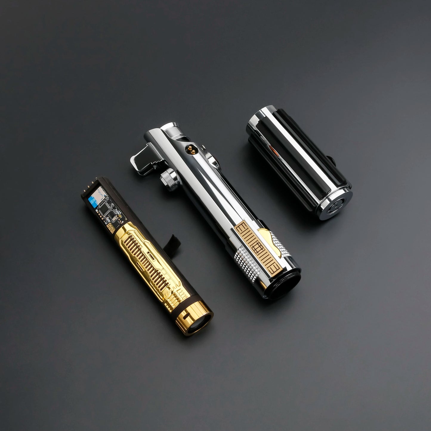 TXQSABER Replica Lightsaber Anakin EP3 RGB Pixel Lasersword Heavy Dueling Metal Handle FOC Blaster Light Sword for Cosplay Toys