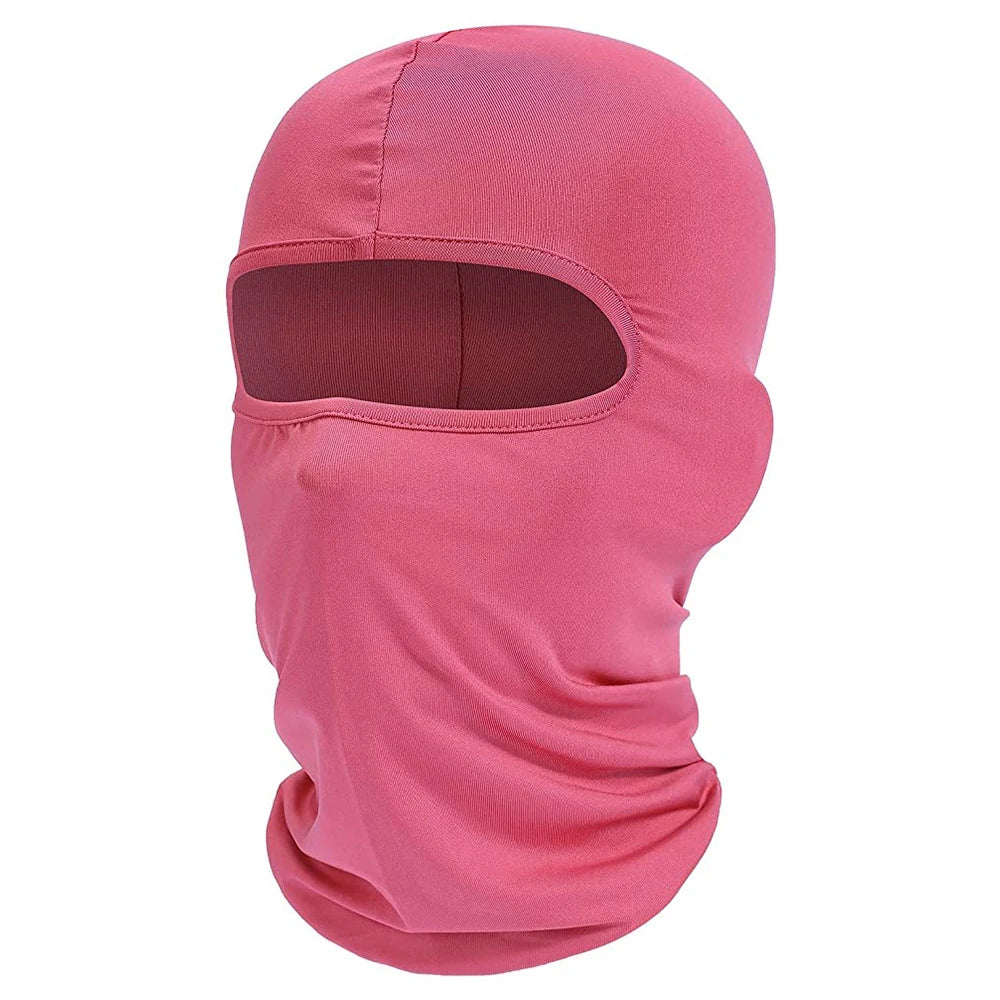 Breathable Balaclava Motorcycle Face Mask Moto Helmet Bandana Hood Windproof Dustproof Face Shield Men's MTB Bike Full Face Mask