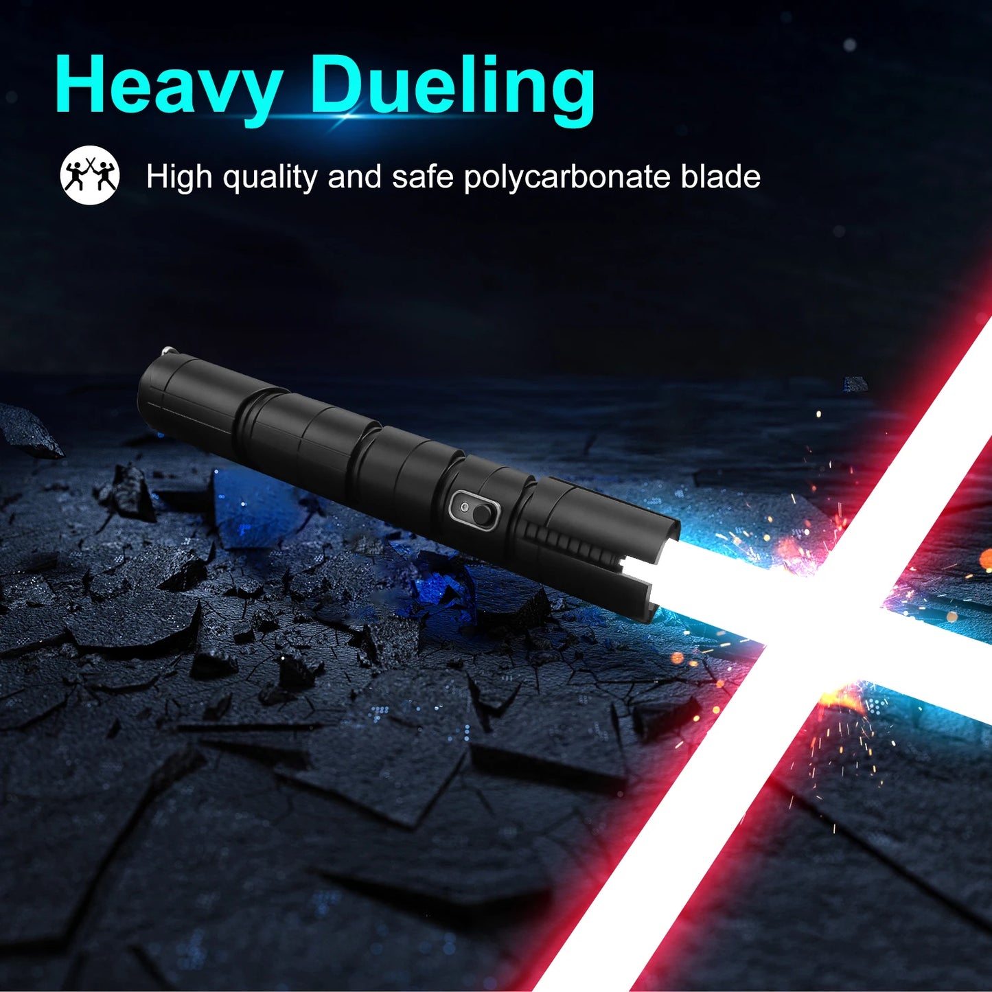 TXQSABER Lightsaber Neo Pixel SNV4 Pro Smooth Swing Metal Handle Blaster Force Laser Sword Cosplay Toys Replica Dark Sith Qimir
