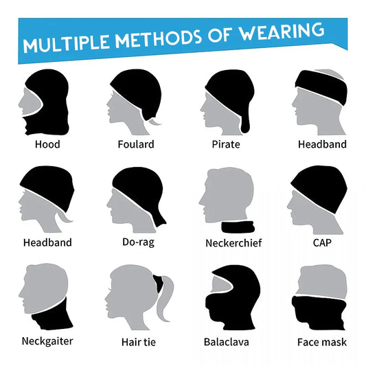 Breathable Balaclava Motorcycle Face Mask Moto Helmet Bandana Hood Windproof Dustproof Face Shield Men's MTB Bike Full Face Mask