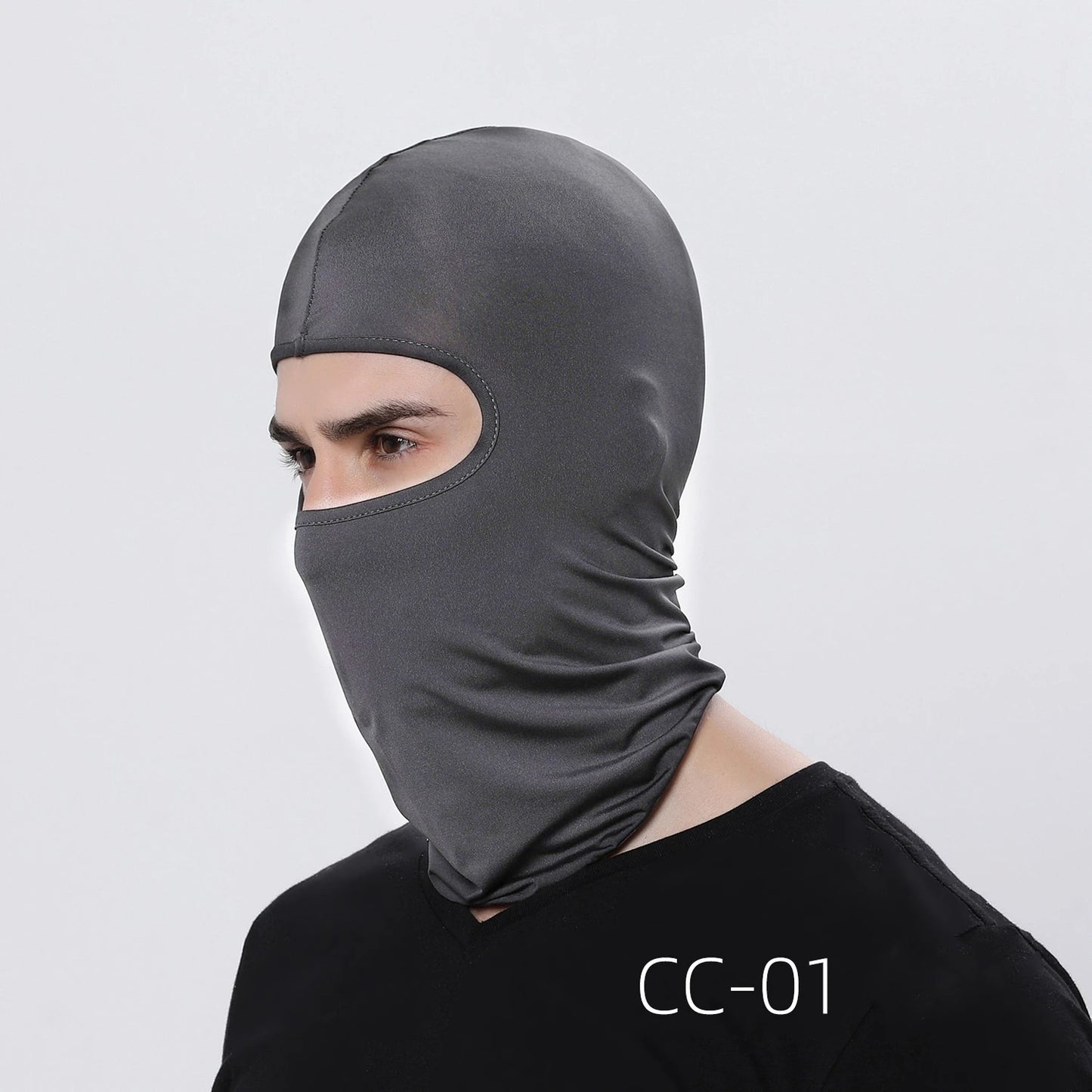 Breathable Balaclava Motorcycle Face Mask Moto Helmet Bandana Hood Windproof Dustproof Face Shield Men's MTB Bike Full Face Mask