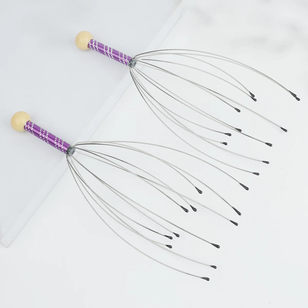 1/2sopus Head Massager Scalp Massage Claw Soul Extractor Relieves Tension Muscle Relaxation Relief Tiredness Massager Care Tools