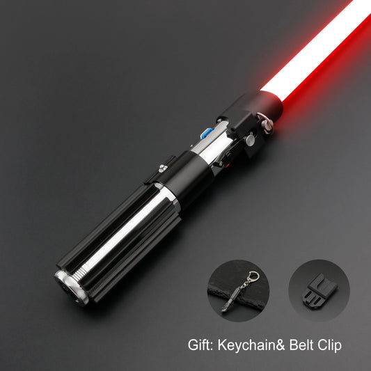 TXQSABER Lightsaber Neopixel Smooth Swing Laser Sword Metal Handle LED Strip Blade Jedi Cosplay Christmas Gift Vader Replica