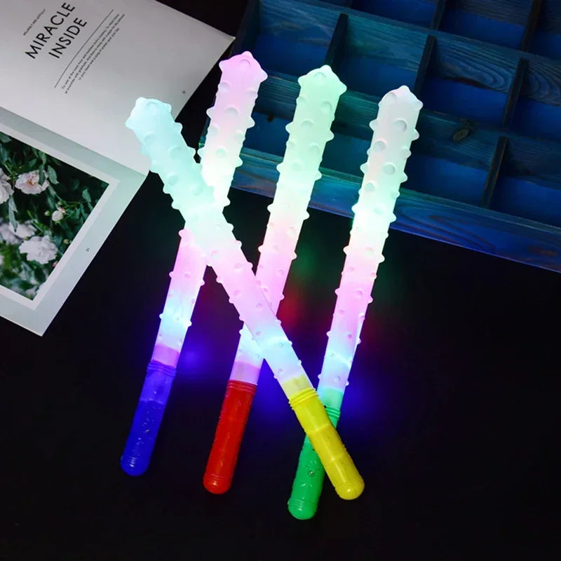1PC LED Sword Light Up Toys Flashing Sticks Design Party Night Club Supply Kids Children Birthday Gift Accessories