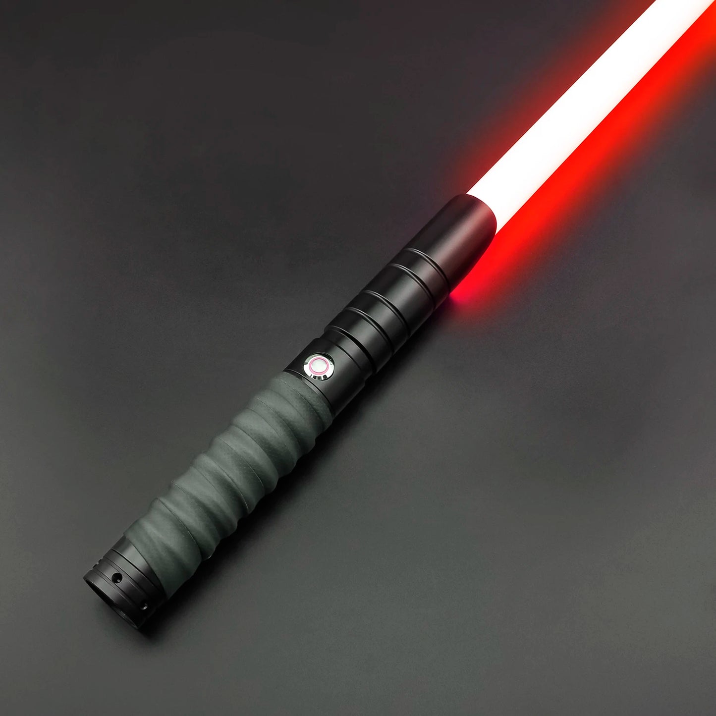 TXQSABER Heavy Dueling RGB Lightsaber NeoPixel SNV4 Smooth Swing Metal Hilt with Strap Blaster Force Jedi Cosplay Toys for Adult