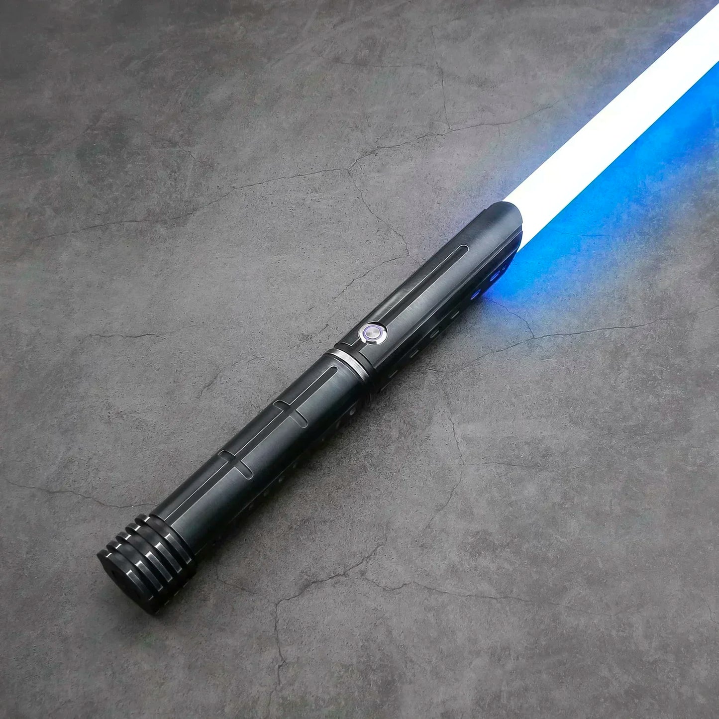 TXQSABER Heavy Dueling RGB Lightsaber NeoPixel SNV4 Smooth Swing Metal Hilt with Strap Blaster Force Jedi Cosplay Toys for Adult
