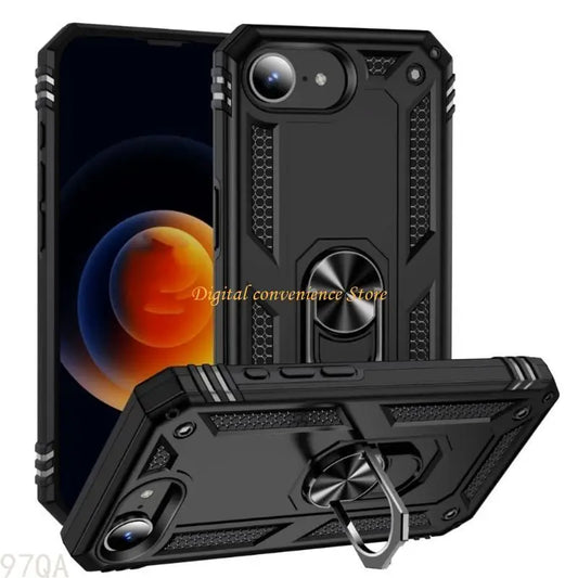 97QA Shield Stand Case TPU & PC Combine Cover Shockproof Protections with Car Mount compatibilities for phone 16E