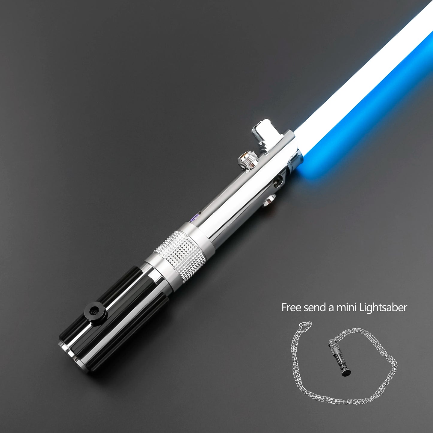 TXQSABER Replica Lightsaber Anakin EP3 RGB Pixel Lasersword Heavy Dueling Metal Handle FOC Blaster Light Sword for Cosplay Toys