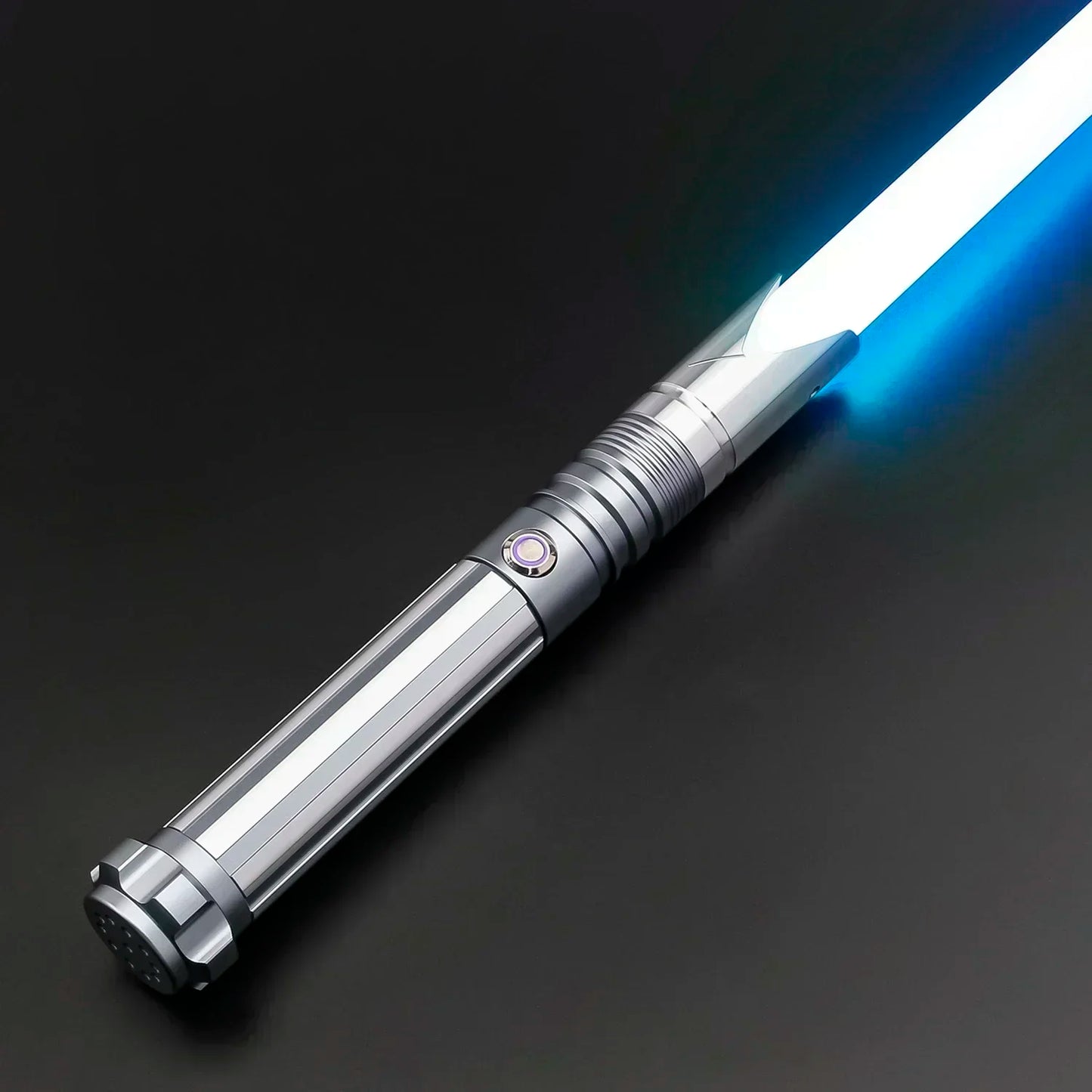 TXQSABER Heavy Dueling RGB Lightsaber NeoPixel SNV4 Smooth Swing Metal Hilt with Strap Blaster Force Jedi Cosplay Toys for Adult