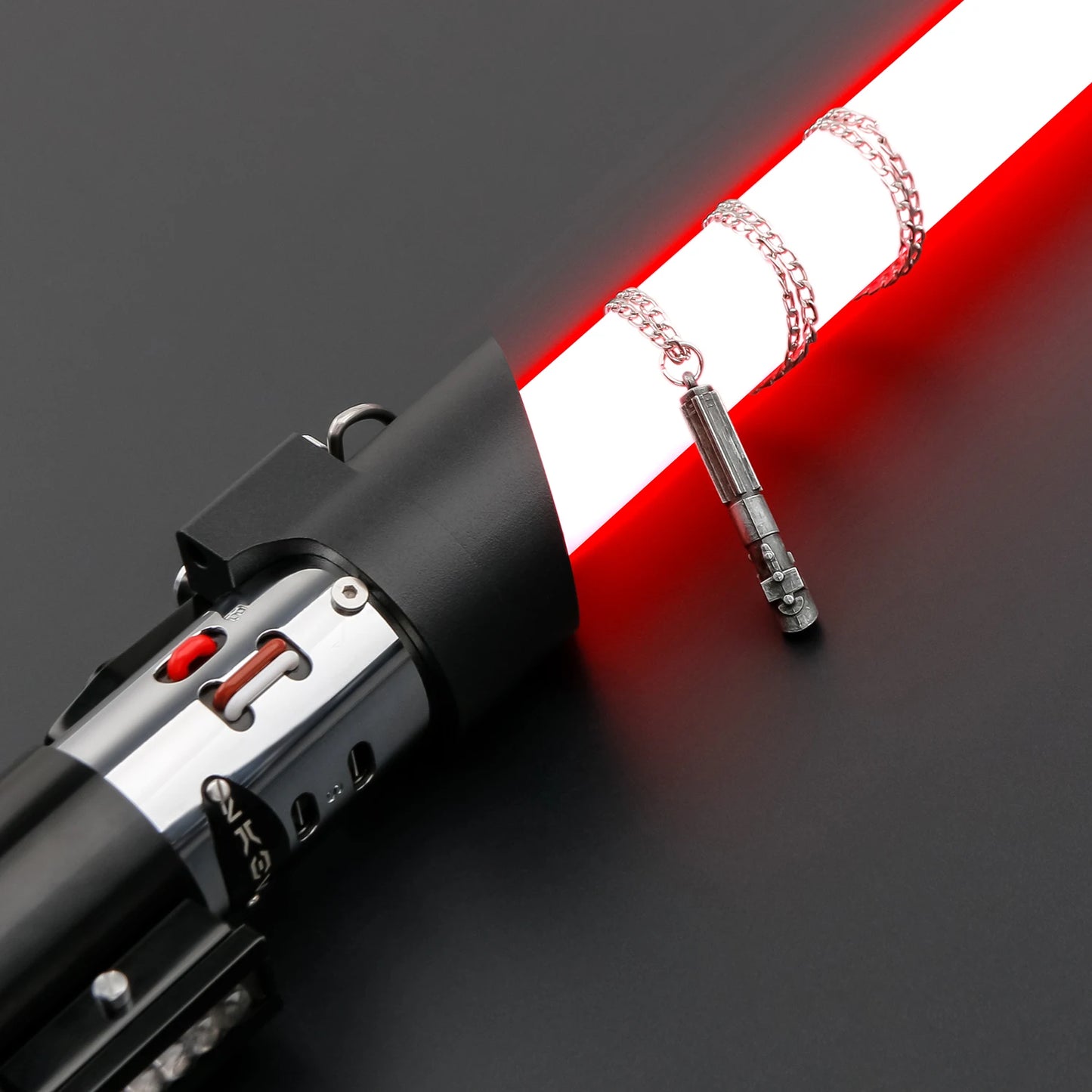TXQSABER High Quality Darth Vader Neo Pixel Lightsaber Force Heavy Dueling Smooth Swing Light Saber Infinite Color Changing