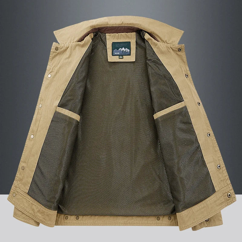 Spring Autumn Jacket Men Cotton Windbreaker Bomber Coat Military Men's Tactics Jackets Man Cargo Casual Jacket Mens Clothes New
