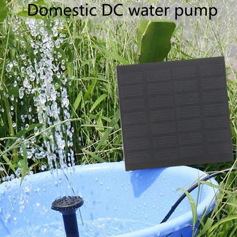 1PC Solar Fountain Pump Kit With Individual Solar Panels For Bird Bath Outdoor Pond Courtyard Garden And Fish Tank