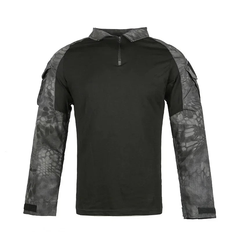 Camouflage softair US Army Combat Uniform military Shirt Cargo CP multicam Airsoft Paintball Cotton tactical Clothing ﻿