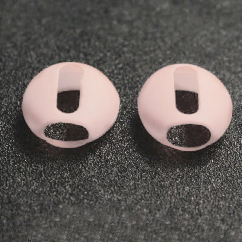Ear Pads For Airpods Free Buds3 Pro Wireless Bluetooth Iphone Earphones Silicone Ear Caps Earphone Case Earpads Eartips 2pcs
