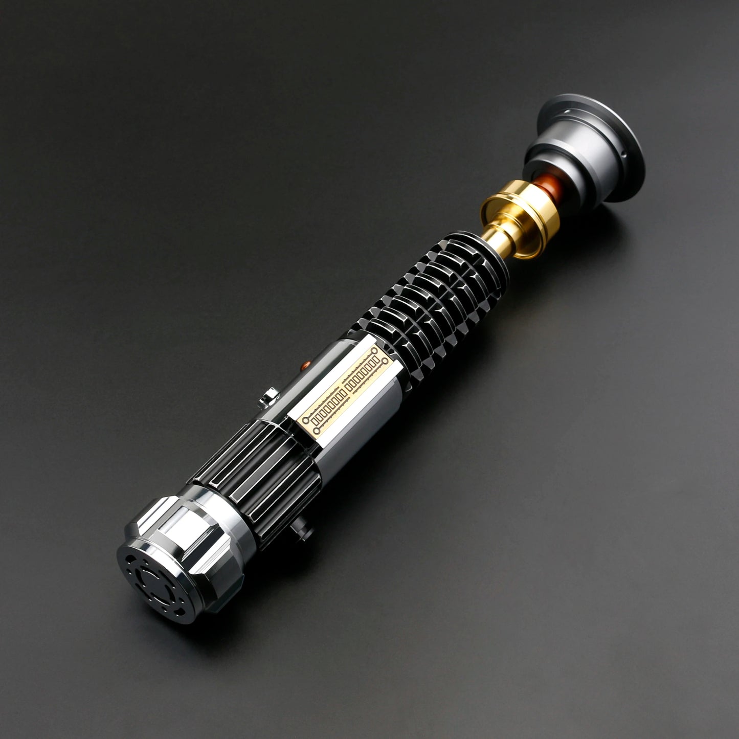 TXQSABER Metal Kenobi hilt Cosplay Toys Jedi Lightsaber Colloection Colors Changing Blaster Bluetooth Gesture Ignition-Only hilt