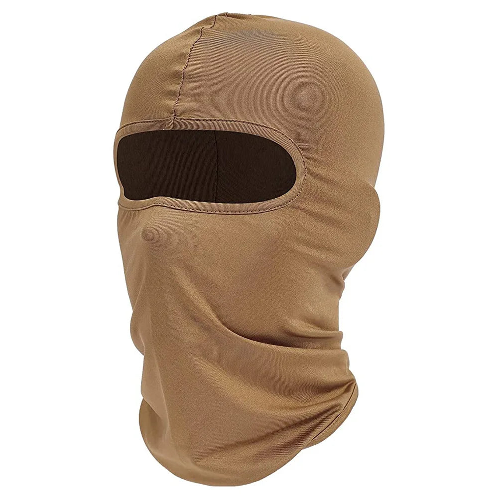 Breathable Balaclava Motorcycle Face Mask Moto Helmet Bandana Hood Windproof Dustproof Face Shield Men's MTB Bike Full Face Mask