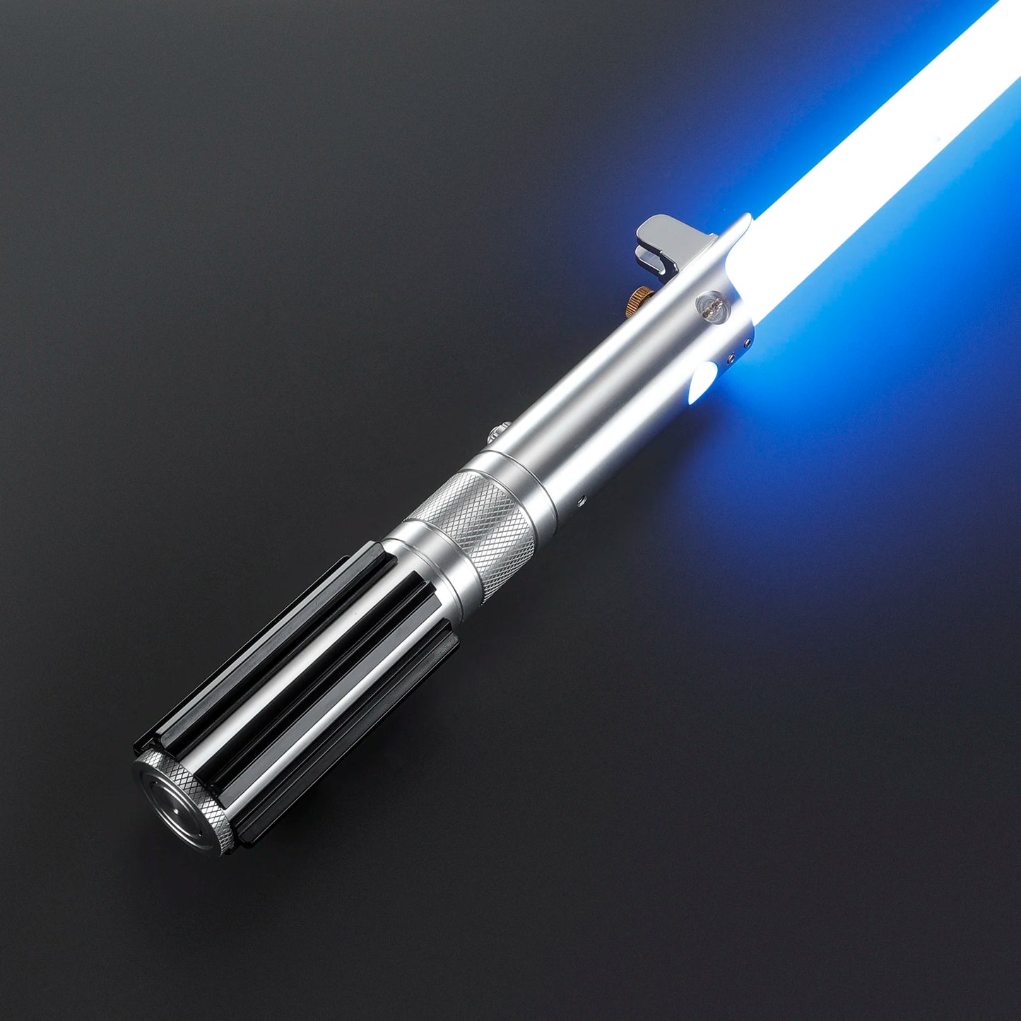 DamienSaber Anakin Lightsaber Force Heavy Dueling Light Saber Motion Control  Infinite Color Changing with 34 Sound Fonts