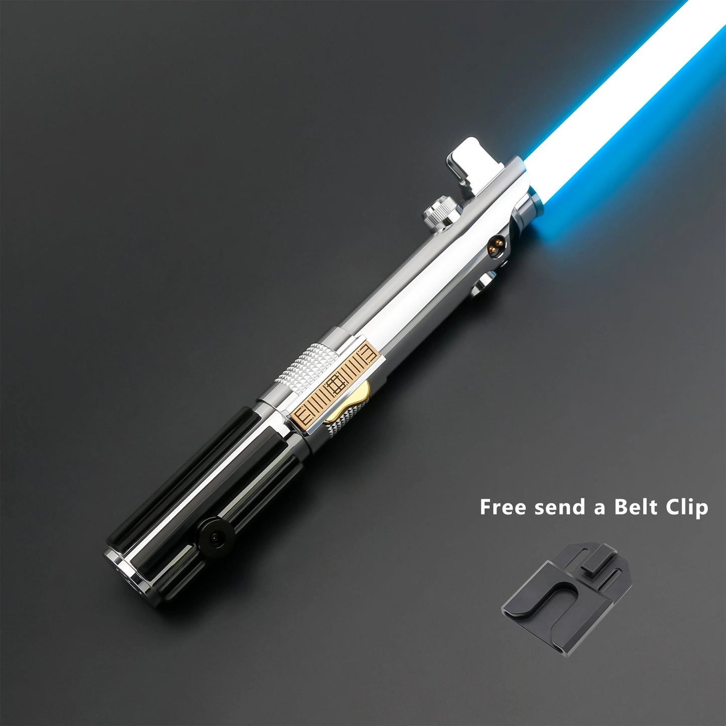 TXQSABER Replica Lightsaber Anakin EP3 RGB Pixel Lasersword Heavy Dueling Metal Handle FOC Blaster Light Sword for Cosplay Toys