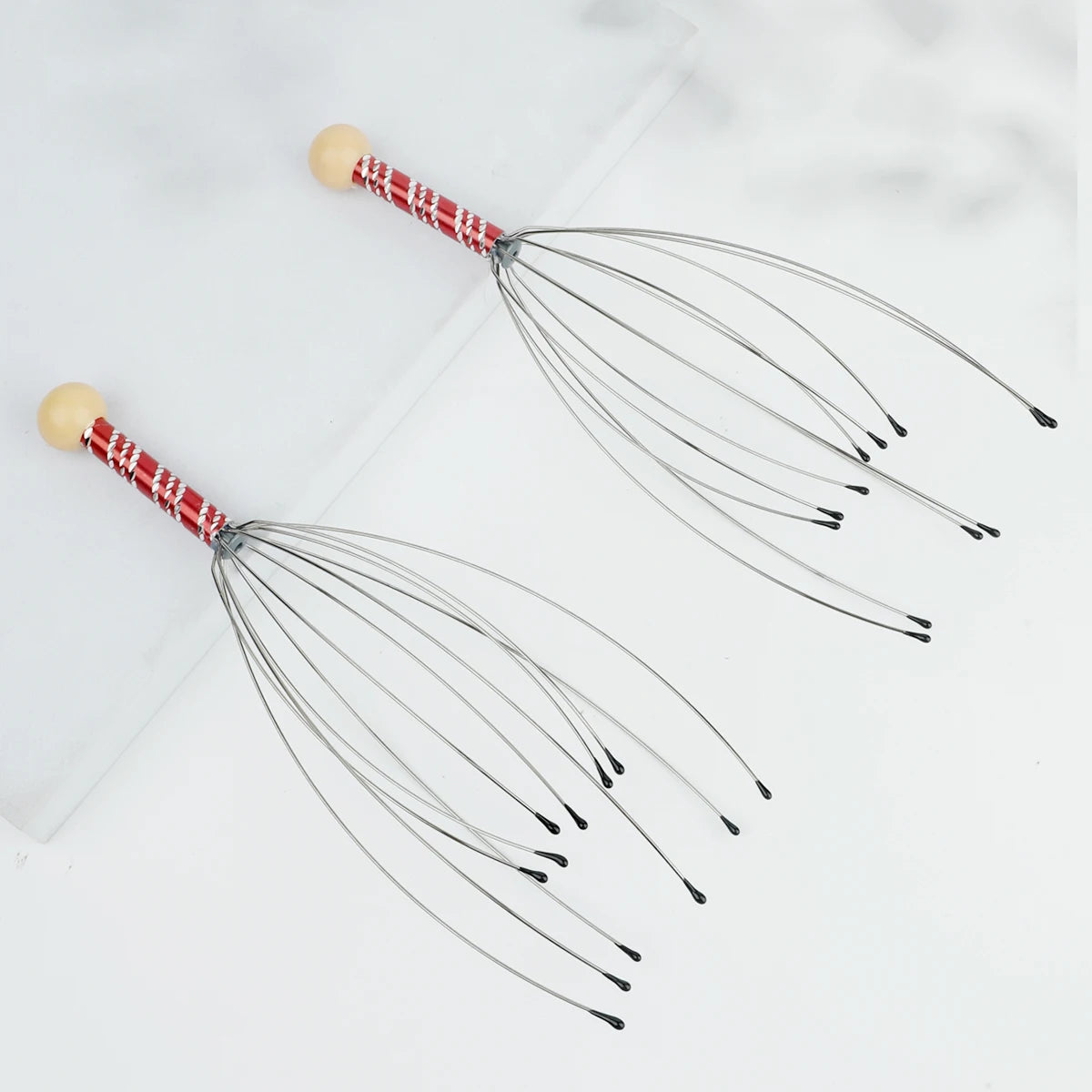 1/2sopus Head Massager Scalp Massage Claw Soul Extractor Relieves Tension Muscle Relaxation Relief Tiredness Massager Care Tools
