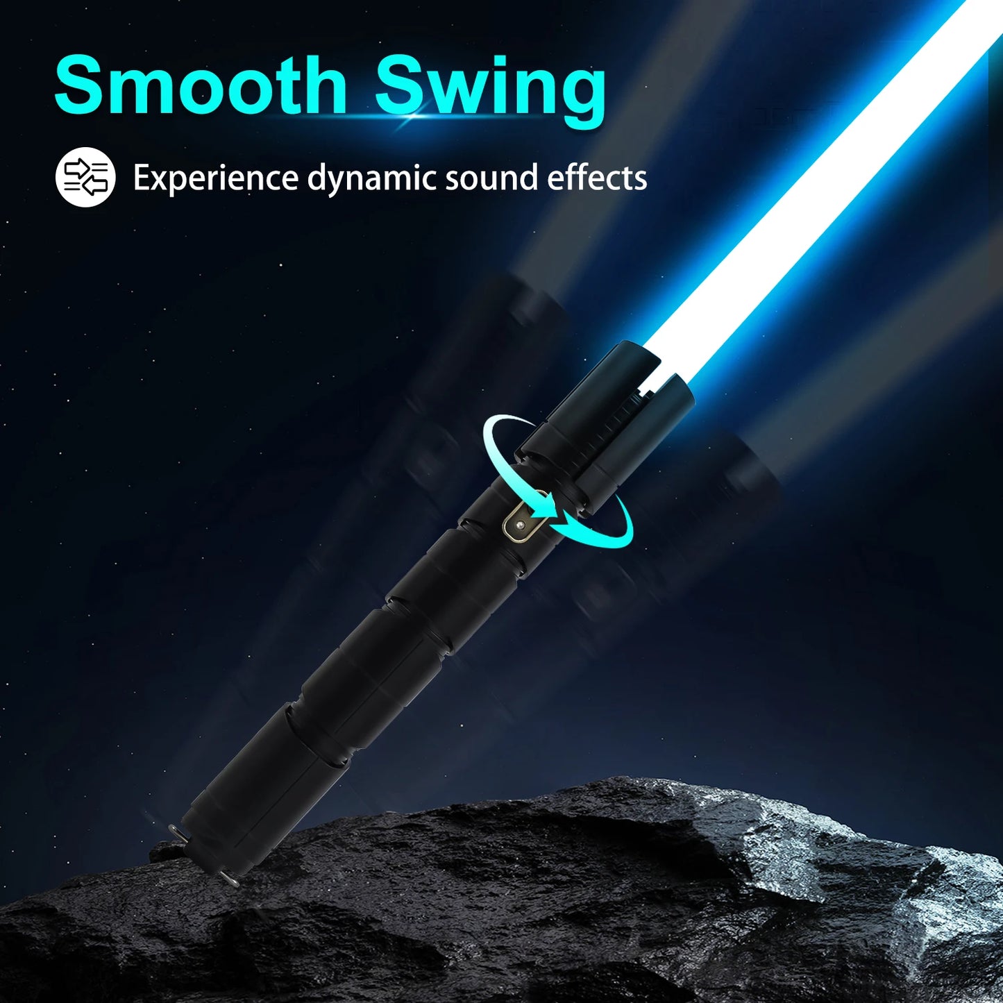 TXQSABER Lightsaber Neo Pixel SNV4 Pro Smooth Swing Metal Handle Blaster Force Laser Sword Cosplay Toys Replica Dark Sith Qimir