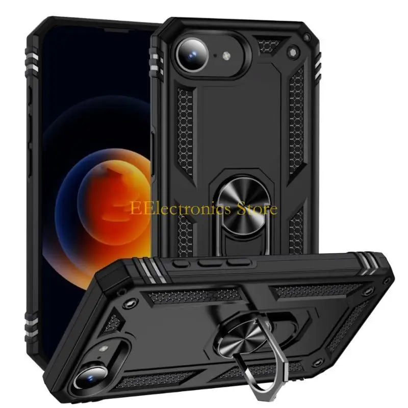 B03C Shockproof Case with Stylish Shield  Designs & Hands frees  Viewing Stand Protective Case Simple Installation for phone